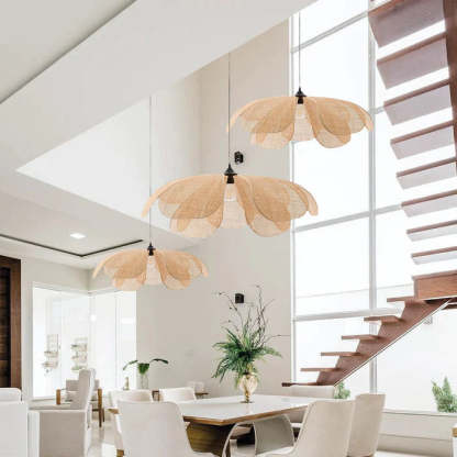 Natural Rattan Kitchen Pendant lighting