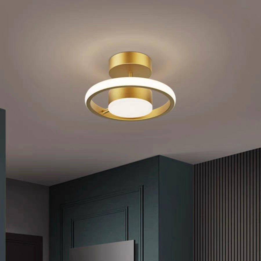 Modern Gold Acrylic Ceiling Lights For Living Room