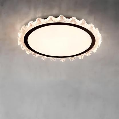 Homdiy Contemporary Ceiling Lights Nordic Crystal LED Bedroom Ceiling Light