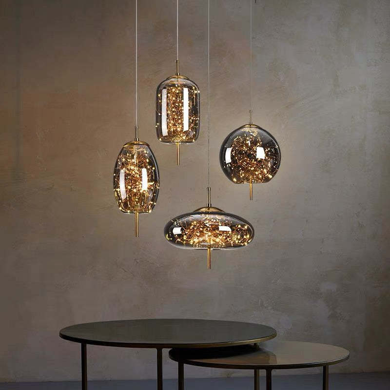 Modern Glass LED Pendant Lights