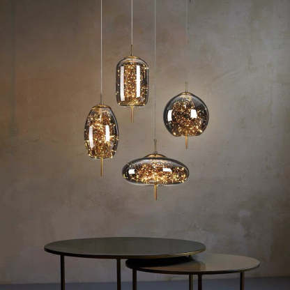 Modern Glass LED Pendant Lights