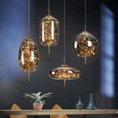 Modern Glass LED Pendant Lights