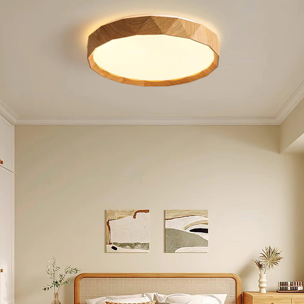 Retro Stylish Iron Flush Mount LED Ceiling Lights For Living Room