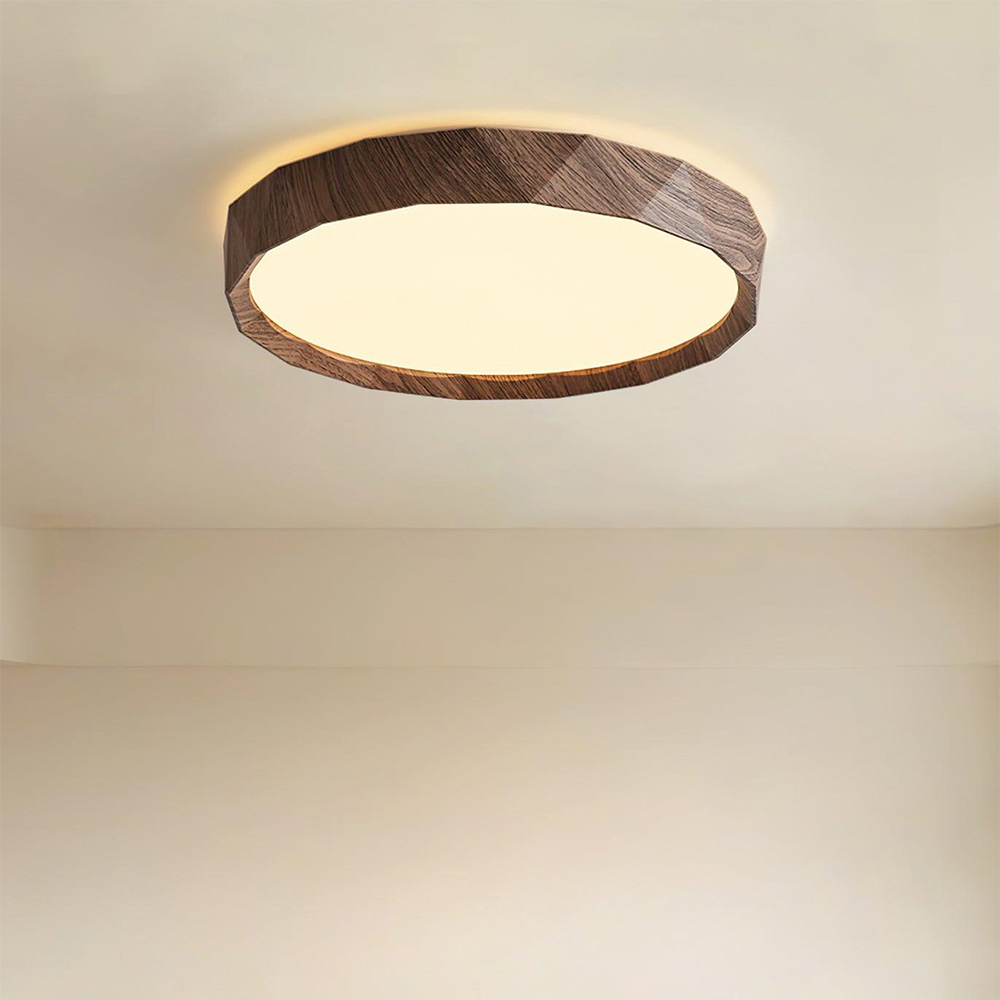 Retro Stylish Iron Flush Mount LED Ceiling Lights For Living Room