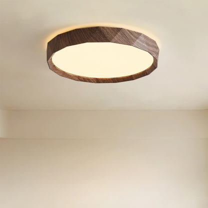 Retro Stylish Iron Flush Mount LED Ceiling Lights For Living Room