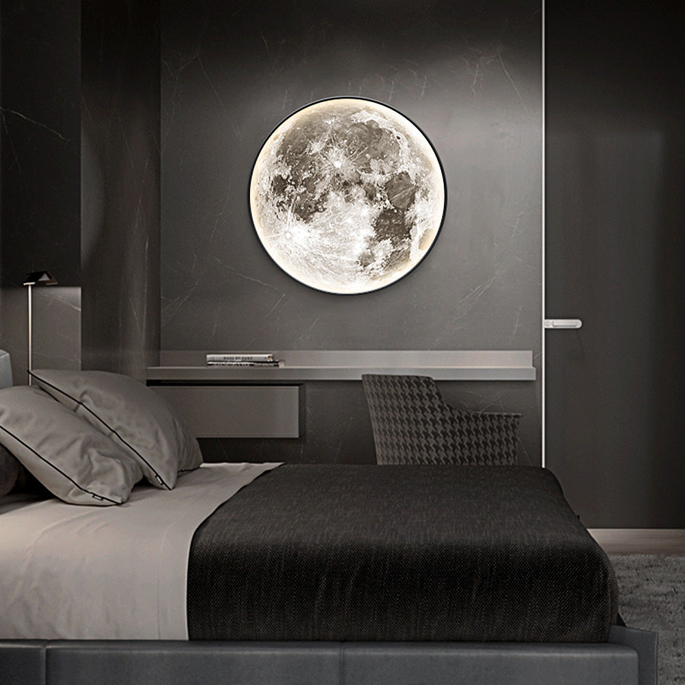 LED Moon Acrylic Home Decro Wall Lamp
