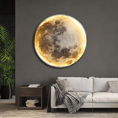 LED Moon Acrylic Home Decro Wall Lamp