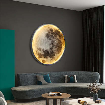 LED Moon Acrylic Home Decro Wall Lamp
