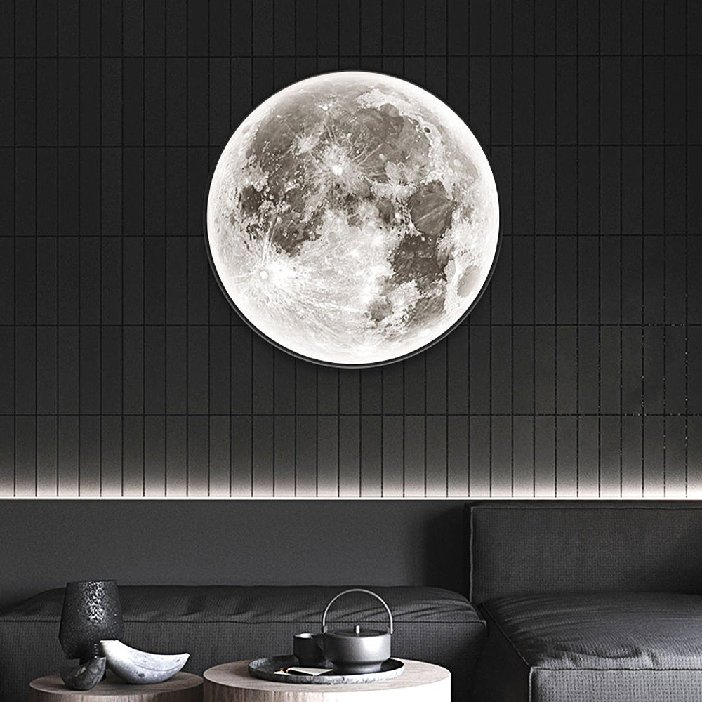 LED Moon Acrylic Home Decro Wall Lamp