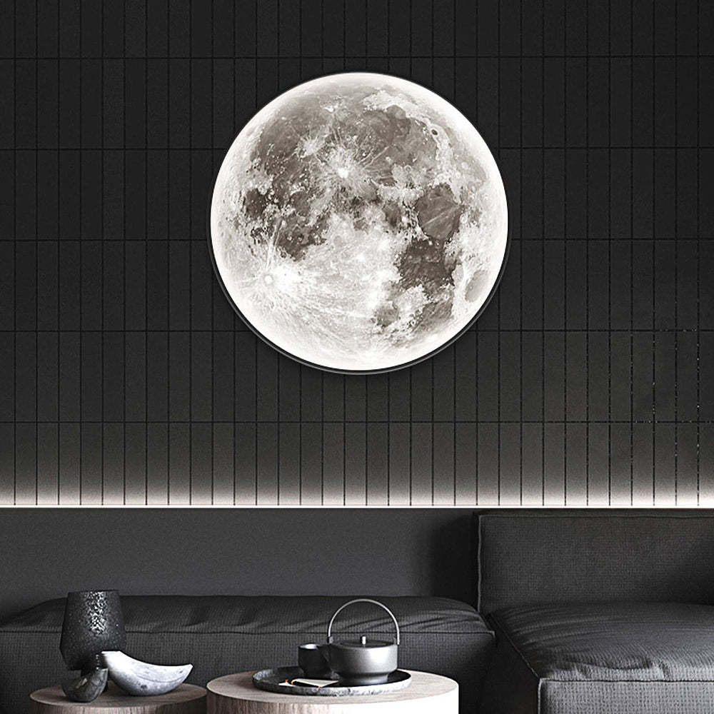 LED Moon Acrylic Home Decro Wall Lamp