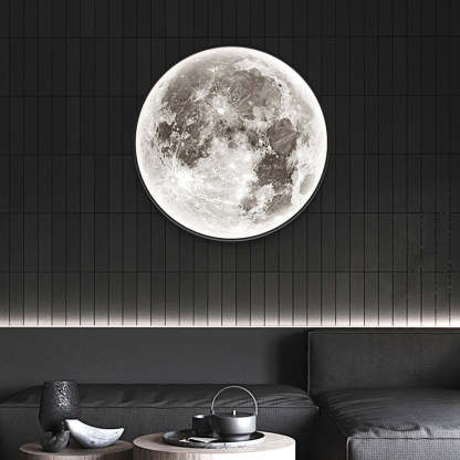 LED Moon Acrylic Home Decro Wall Lamp