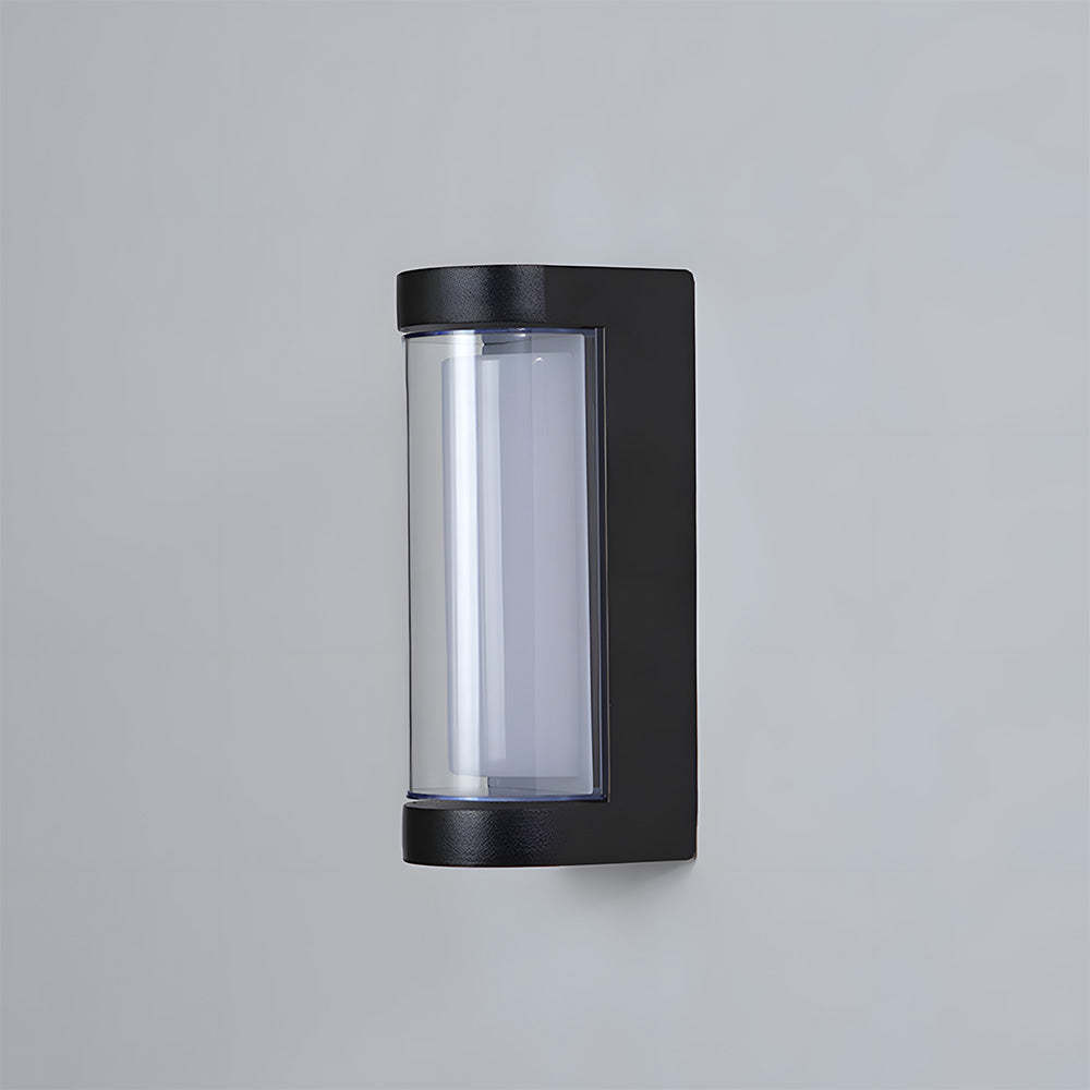 LED Waterproof Up and Down Black Outdoor Wall Lighting
