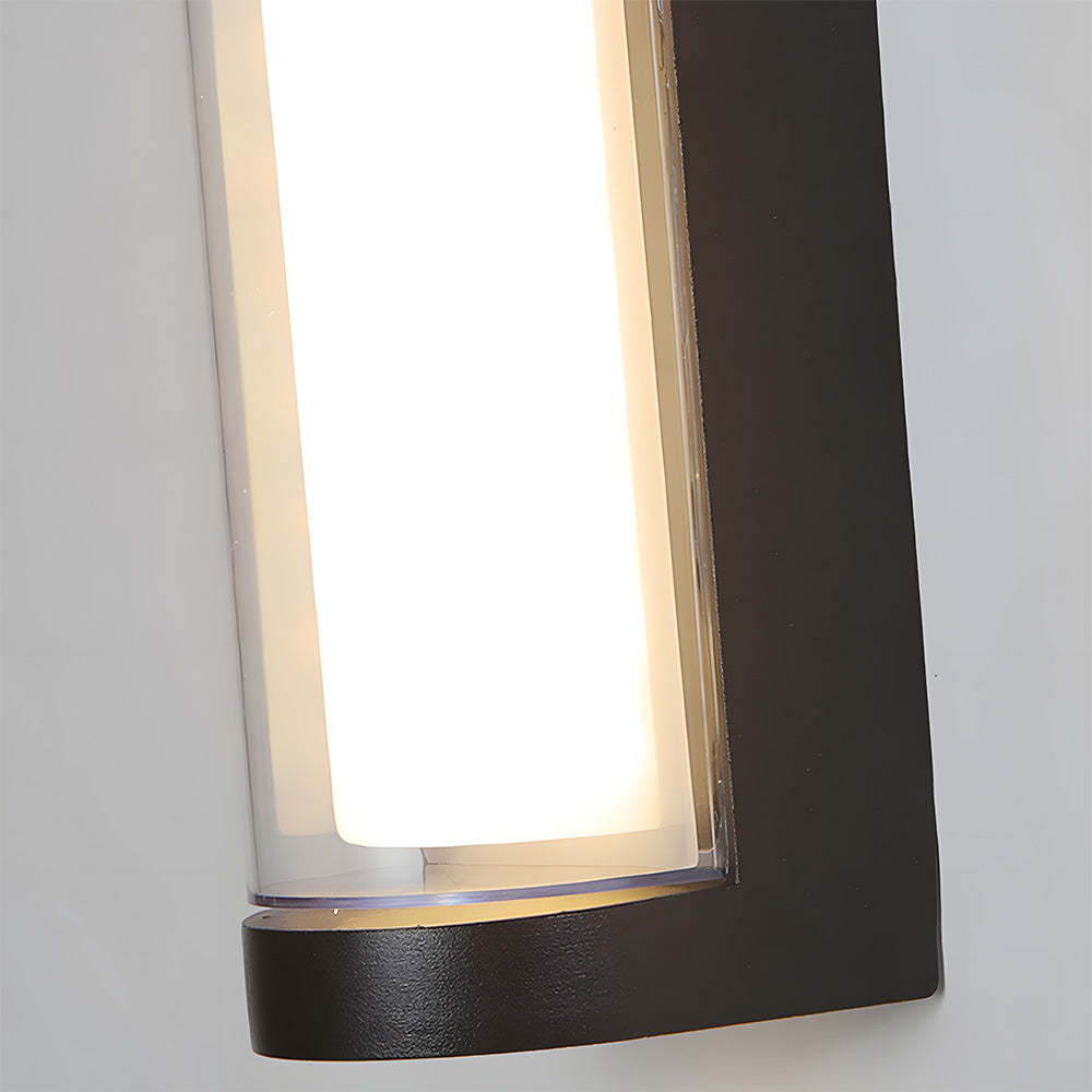 LED Waterproof Up and Down Black Outdoor Wall Lighting