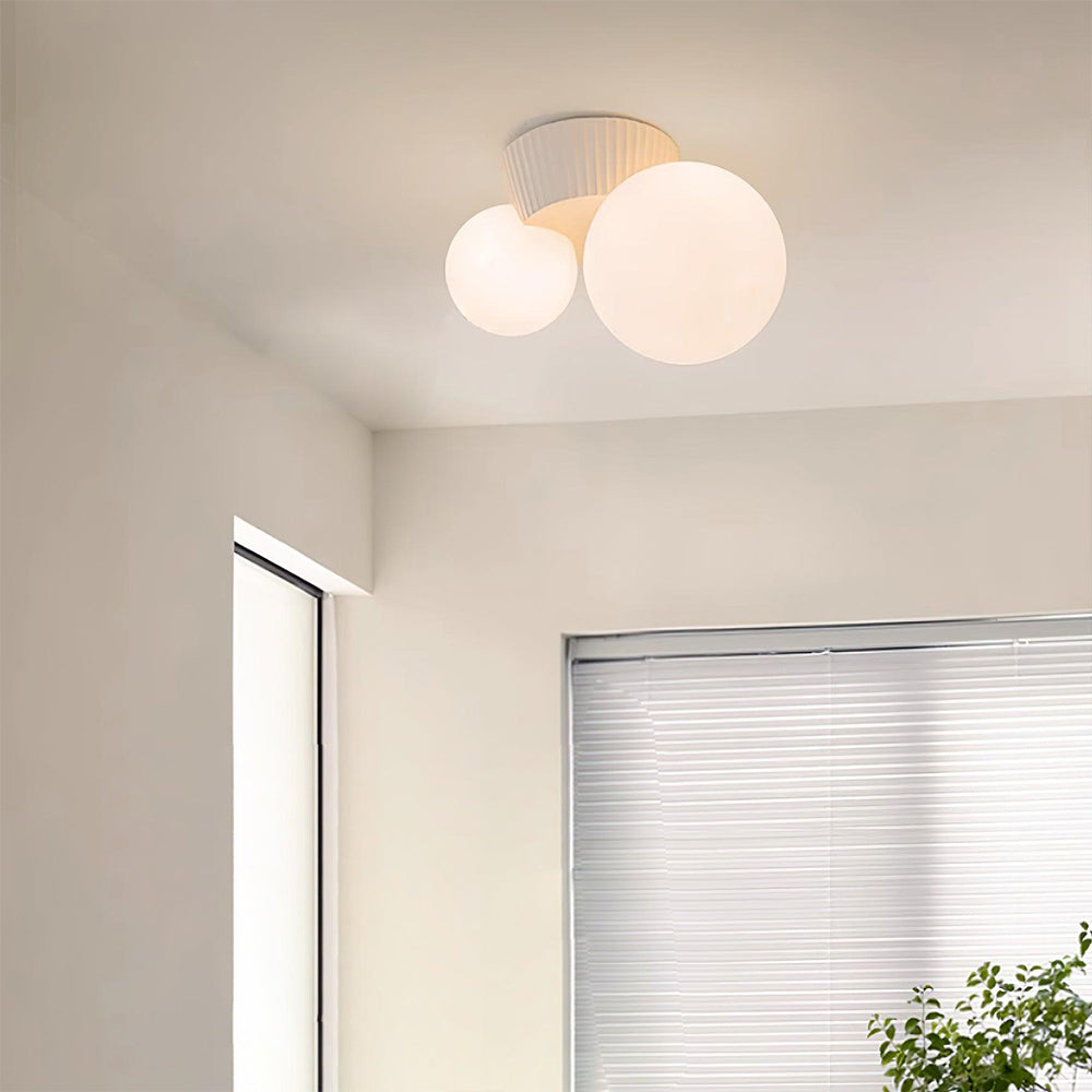 Compact Organic Round Living Room Ceiling Lights