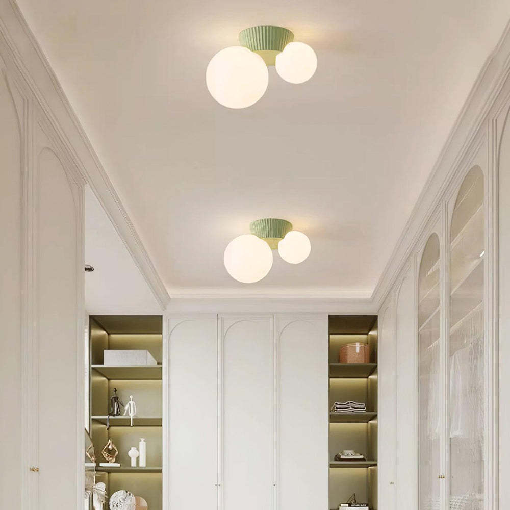 Compact Organic Round Living Room Ceiling Lights