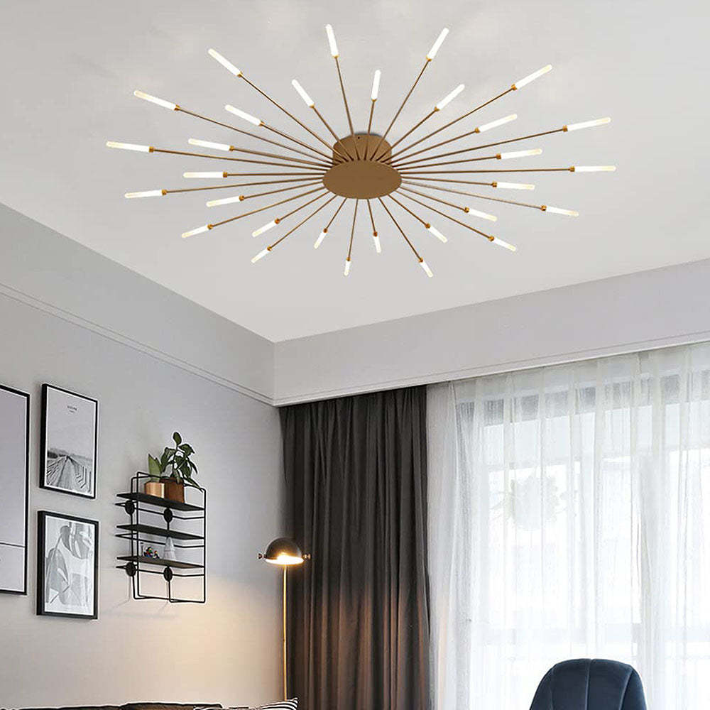 Multiple-Head Design Creativity Bedroom LED Ceiling Light