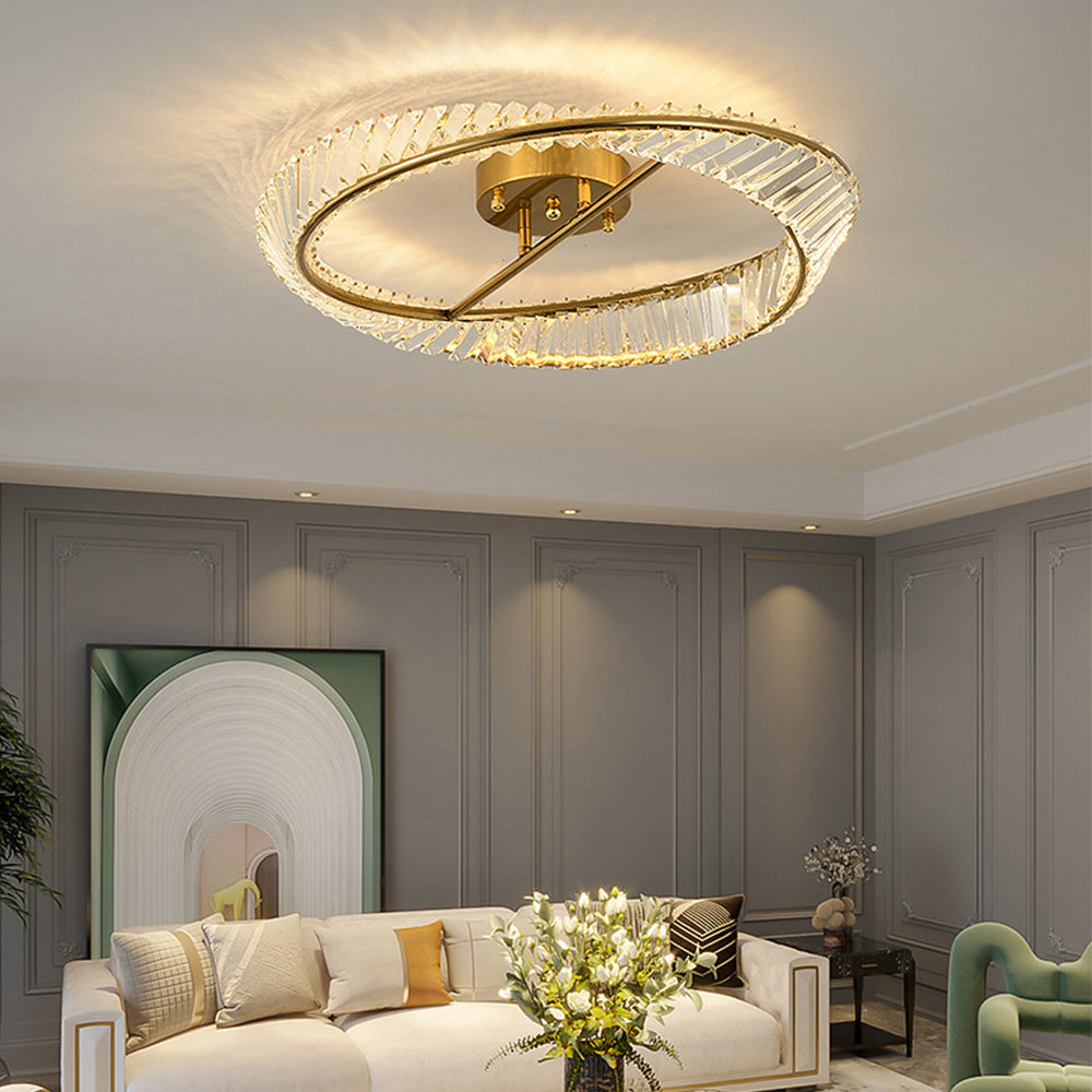 Luxury LED Crystal Ceiling Lamp