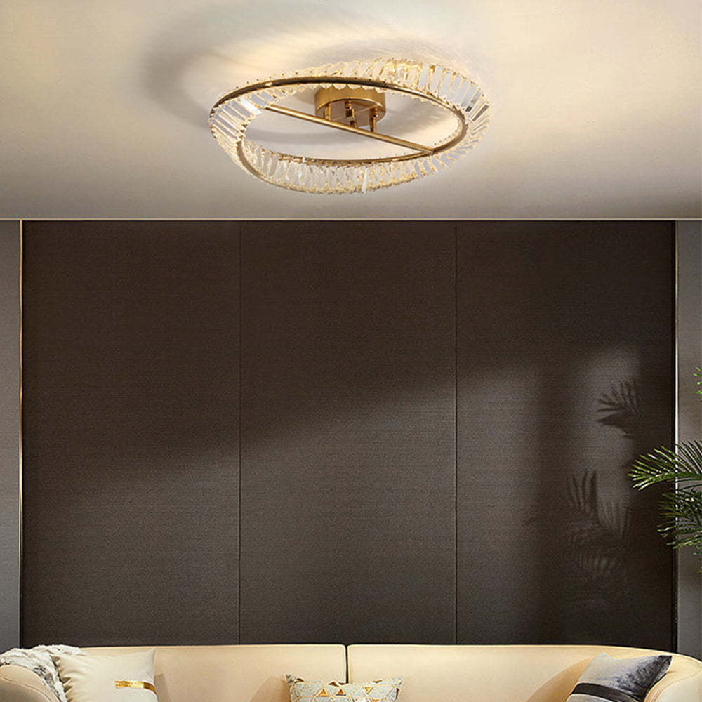 Luxury LED Crystal Ceiling Lamp