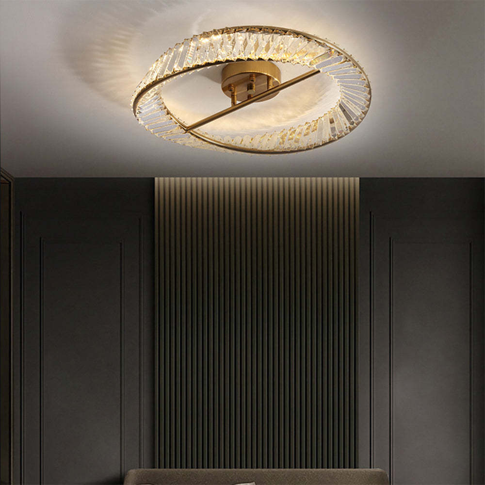 Luxury LED Crystal Ceiling Lamp