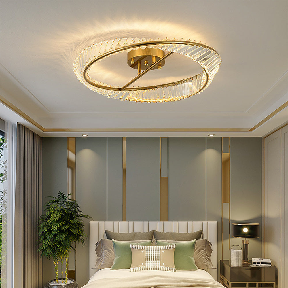 Luxury LED Crystal Ceiling Lamp