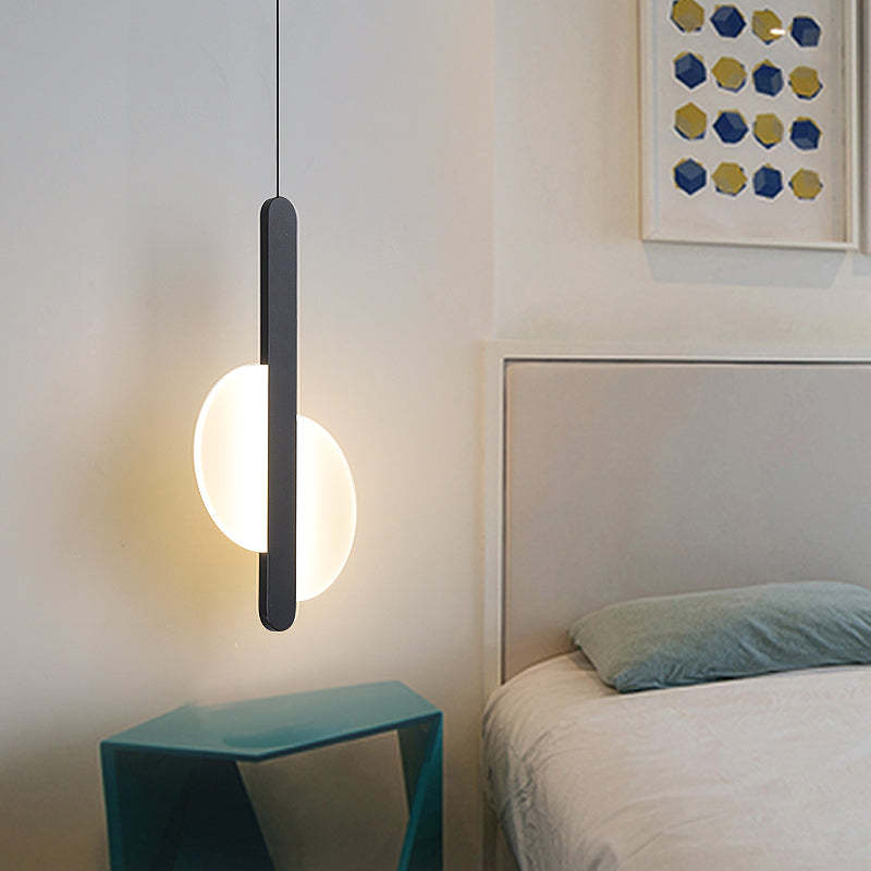 Modern Acrylic Led Pendant Light for Bedroom Bedside -Homdiy