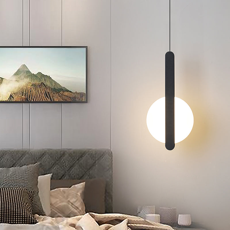 Modern Acrylic Led Pendant Light for Bedroom Bedside -Homdiy