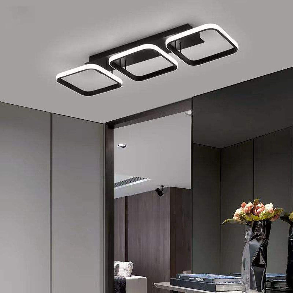 Modern Metal Round Bedroom Ceiling Light