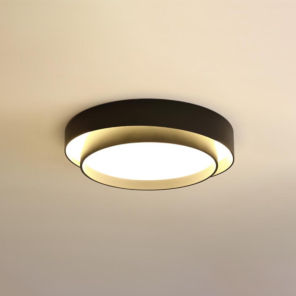 Nordic Modern Minimalist Creative Circular LED Design Ceiling Light -Homdiy