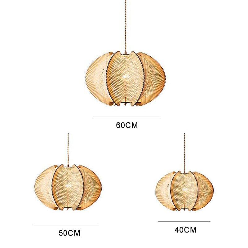 Mid-Century Scandinavian Wood Pendant Lights -Homdiy