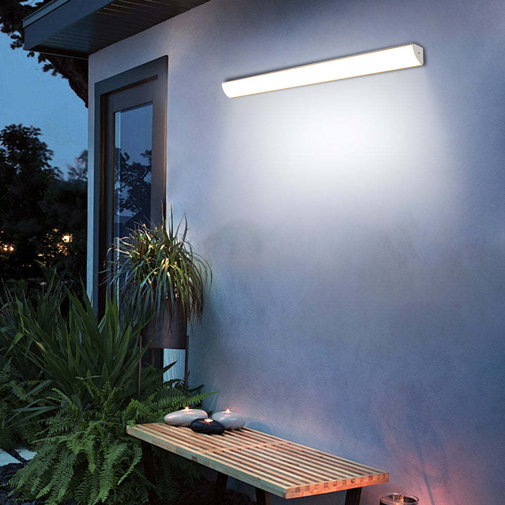 IP65 Modern Outdoor Long Wall Sconce Exterior Waterproof Modern Porch Garage Balcony