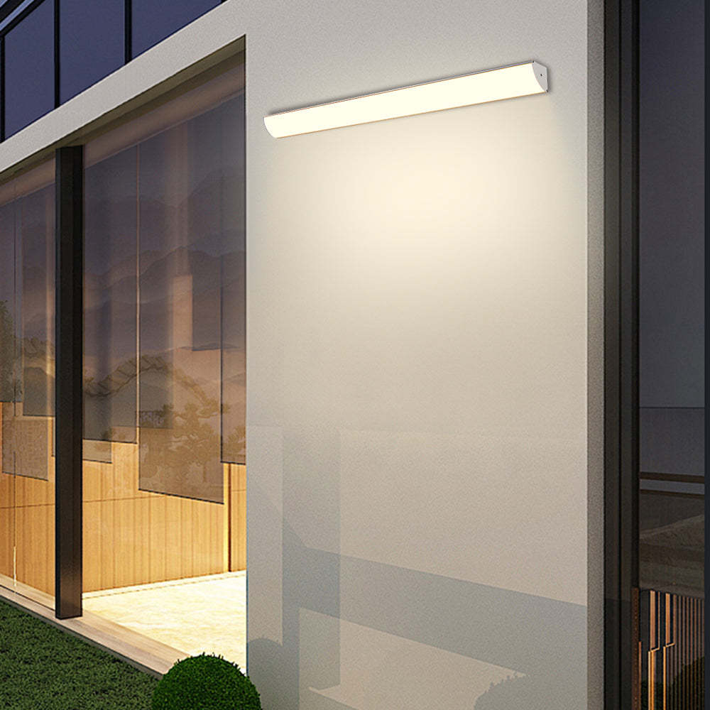 IP65 Modern Outdoor Long Wall Sconce Exterior Waterproof Modern Porch Garage Balcony
