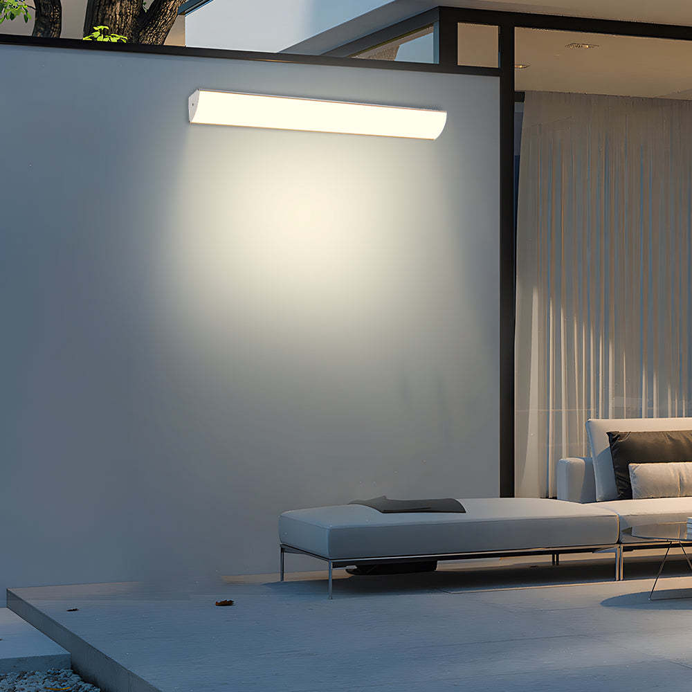 IP65 Modern Outdoor Long Wall Sconce Exterior Waterproof Modern Porch Garage Balcony