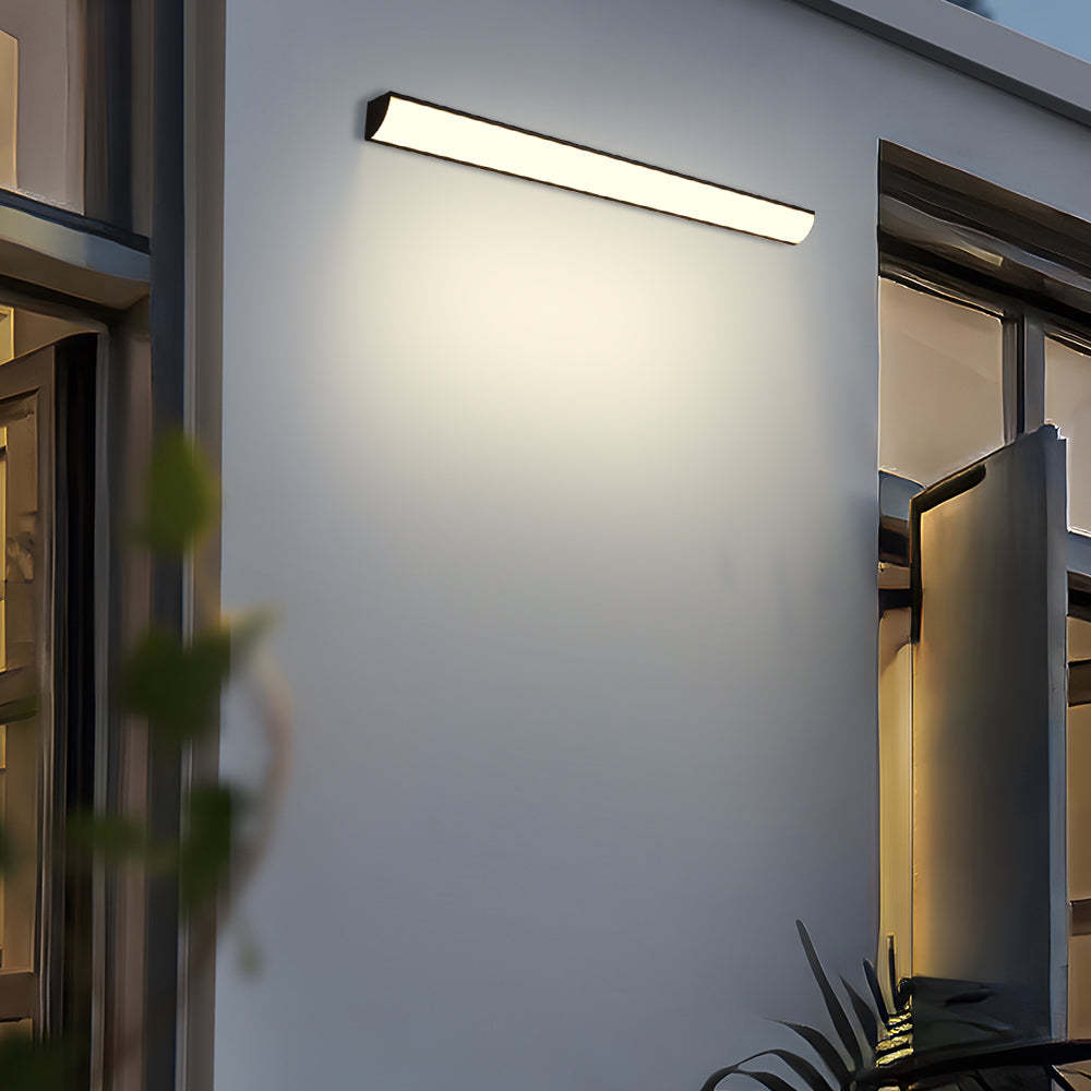 IP65 Modern Outdoor Long Wall Sconce Exterior Waterproof Modern Porch Garage Balcony