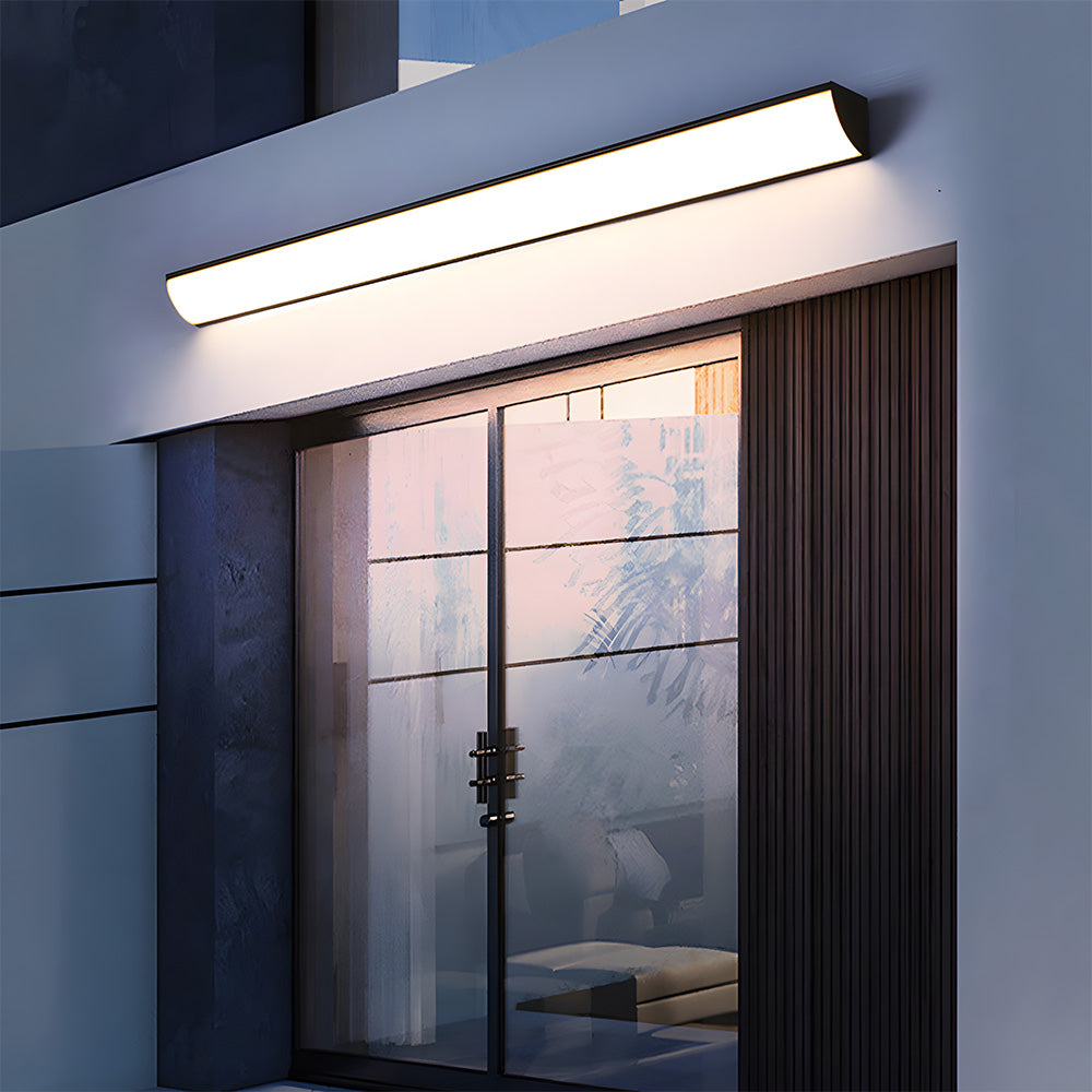 IP65 Modern Outdoor Long Wall Sconce Exterior Waterproof Modern Porch Garage Balcony