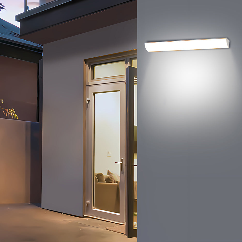 IP65 Modern Outdoor Long Wall Sconce Exterior Waterproof Modern Porch Garage Balcony