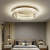 Homdiy Contemporary Crystal Ceiling Lights LED Bedroom Ceiling Light