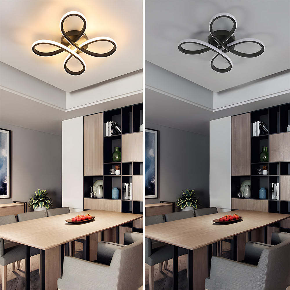 Contemporary Iron LED Bedroom Ceiling Light
