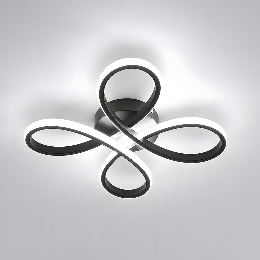 Contemporary Iron LED Bedroom Ceiling Light