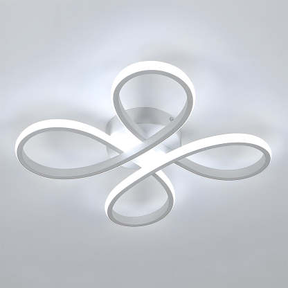 Contemporary Iron LED Bedroom Ceiling Light