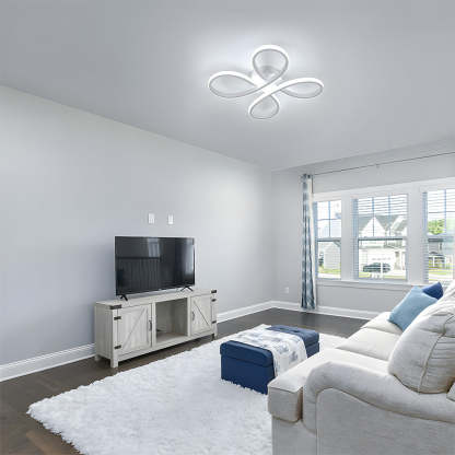 Nordic petal LED ceiling light for bedroom | Lampsmodern