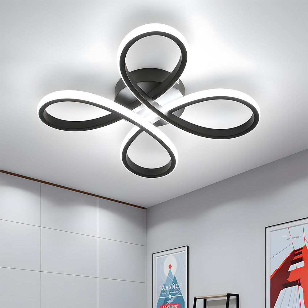 Contemporary Iron LED Bedroom Ceiling Light
