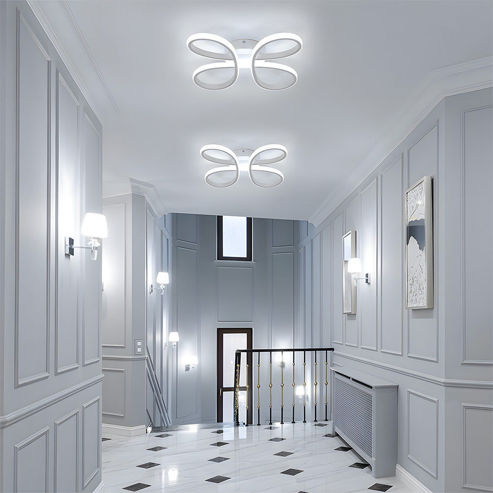 Contemporary Iron LED Bedroom Ceiling Light