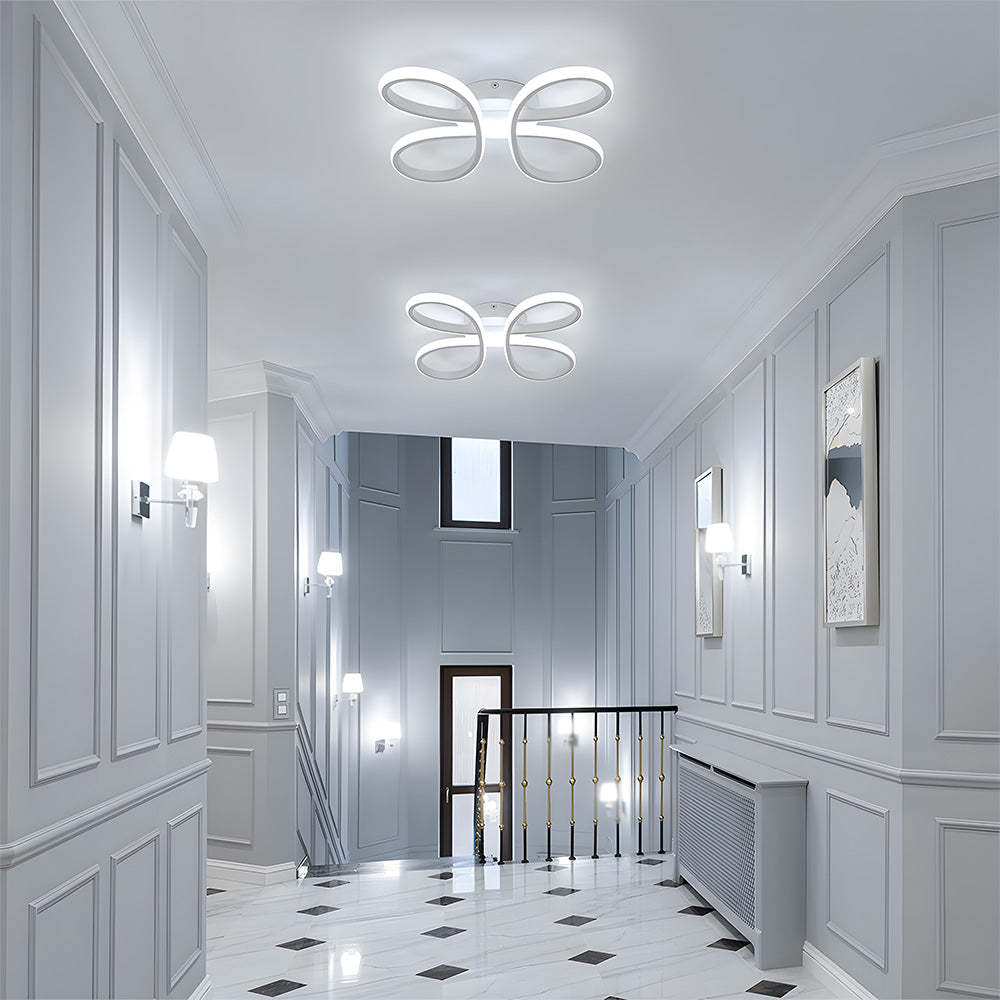 Contemporary Iron LED Bedroom Ceiling Light