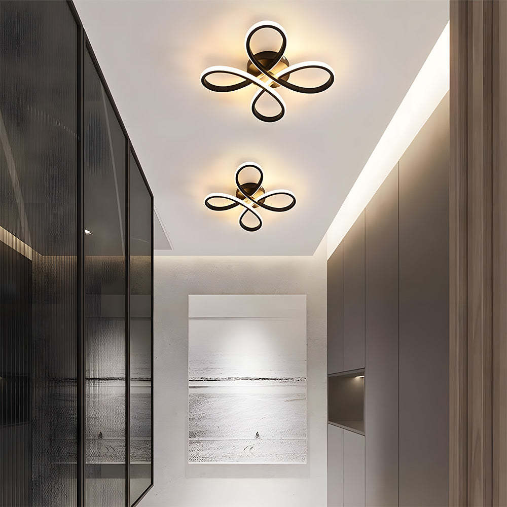 Contemporary Iron LED Bedroom Ceiling Light