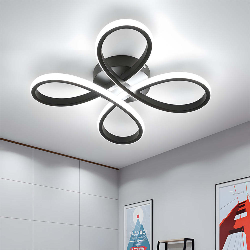 Nordic petal LED ceiling light for bedroom | Lampsmodern
