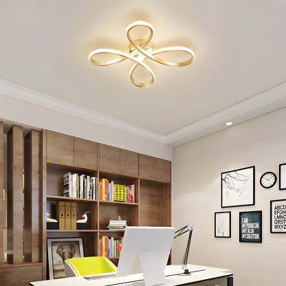 Contemporary Iron LED Bedroom Ceiling Light