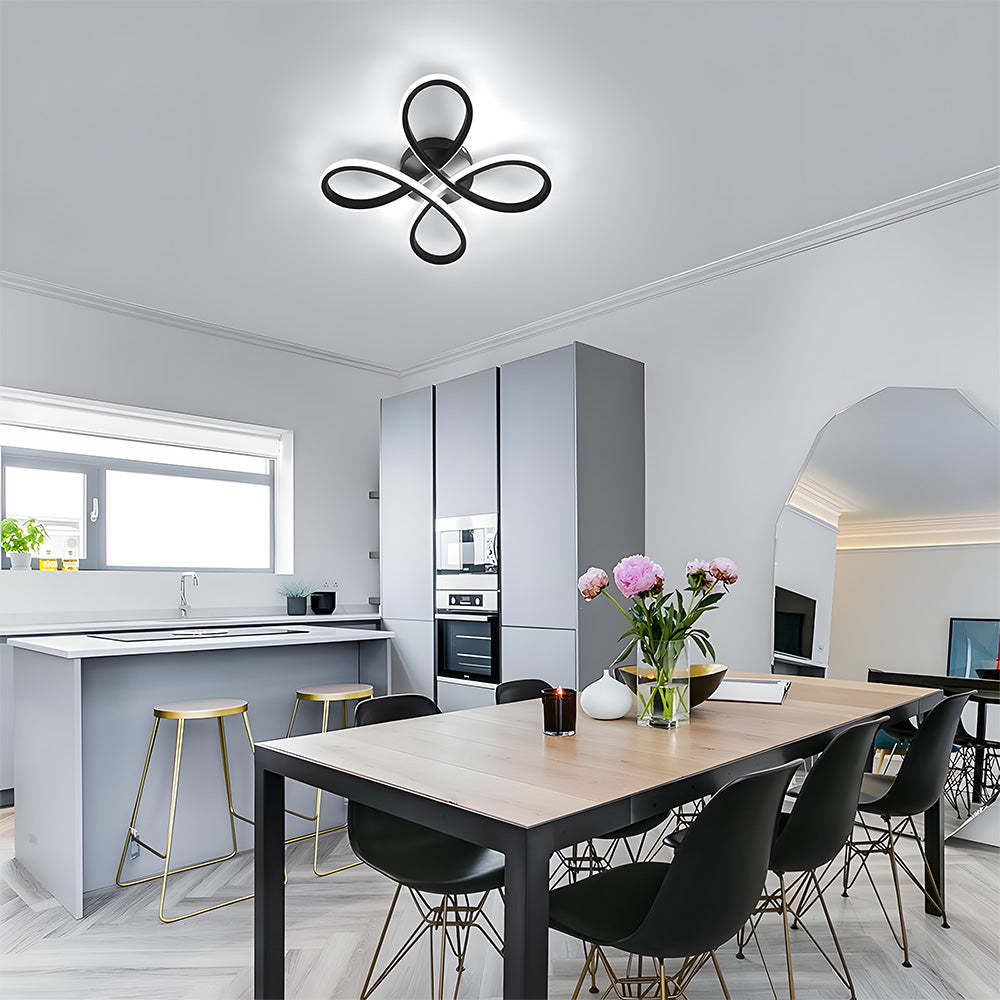 Contemporary Iron LED Bedroom Ceiling Light