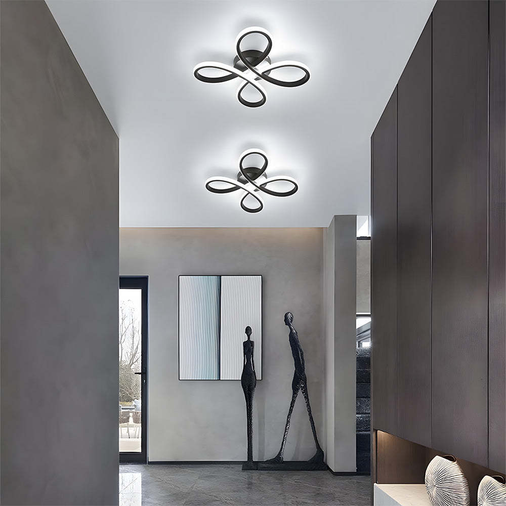 Contemporary Iron LED Bedroom Ceiling Light