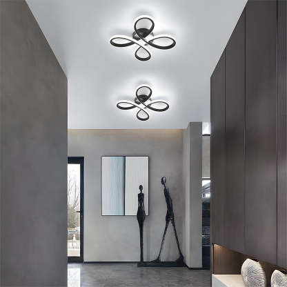 Contemporary Iron LED Bedroom Ceiling Light