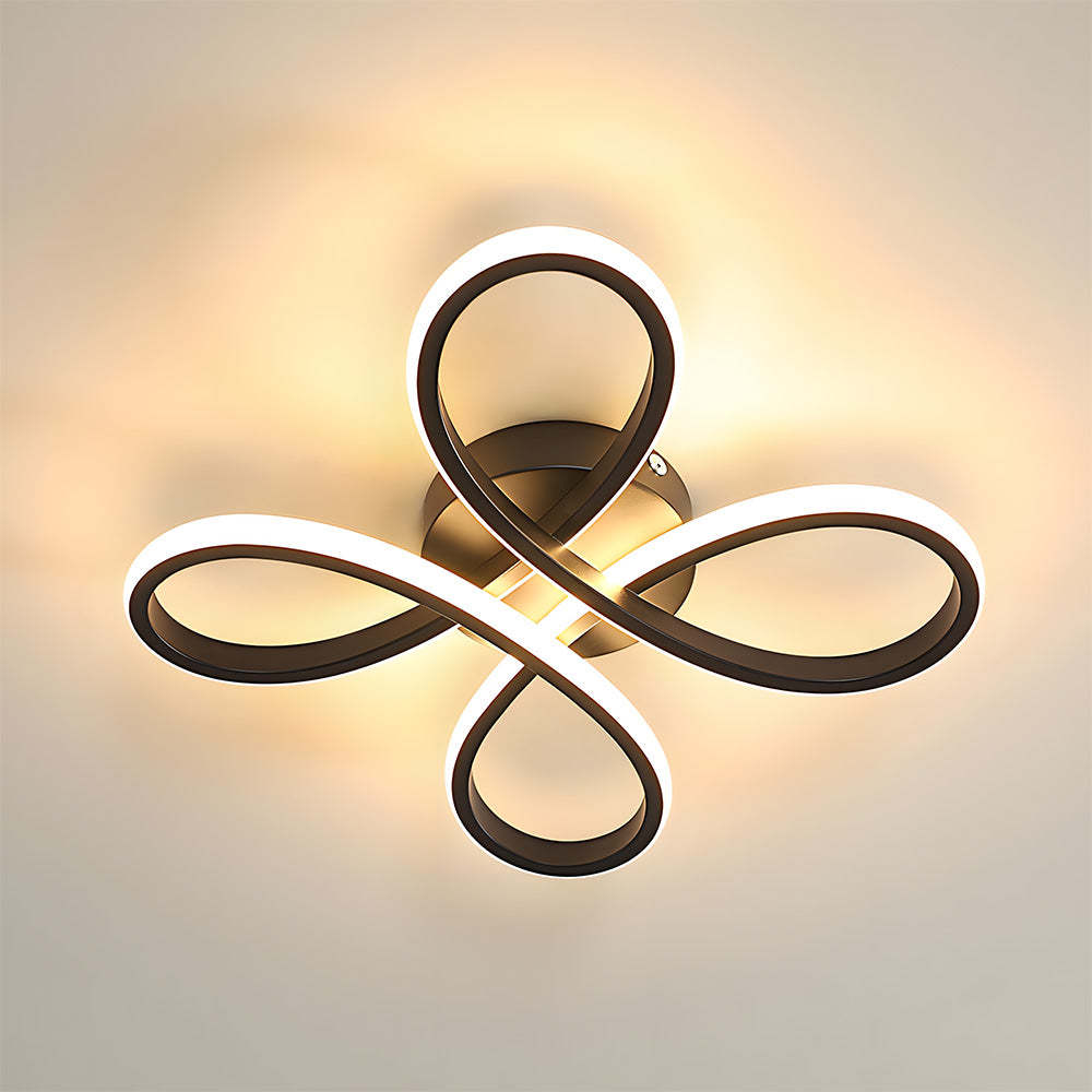 Contemporary Iron LED Bedroom Ceiling Light